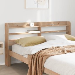 Tablie de pat cu rafturi, 150 cm, lemn masiv de pin GartenMobel Dekor
