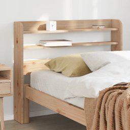Tablie de pat cu rafturi, 100 cm, lemn masiv de pin GartenMobel Dekor