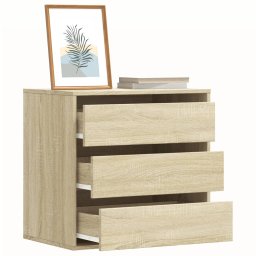 Dulap colt cu sertare stejar sonoma 60x41x58 cm lemn prelucrat GartenMobel Dekor