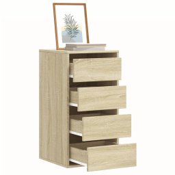 Dulap colt cu sertare stejar sonoma 40x41x76 cm lemn prelucrat GartenMobel Dekor