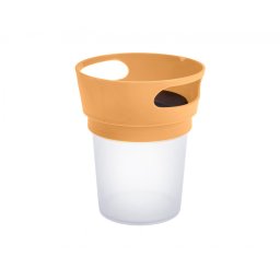 Recipient pentru gustrari cu capac, BabyJem (Culoare: Apricot)