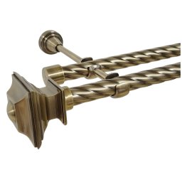 Galerie TWIST dubla VERDI fara inele 19/19 mm - aur antic