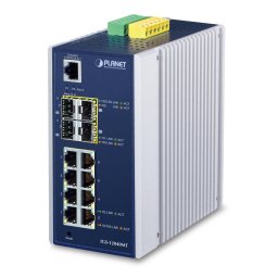 Switch PLANET IGS-12040MT network switch Managed L2+ Gigabit Ethernet (10/100/1000) Blue, White