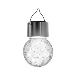 Corp de iluminat LED solar Aigostar LED/0,006W/1,2V crom 6500K IP44