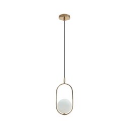 Lustră pe cablu CORDEL 1xG9/28W/230V auriu
