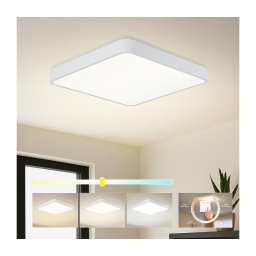 Brilagi - Lampă de tavan POOL SQUARE LED/48W/230V 50x50 cm albă