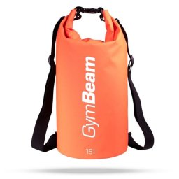 GymBeam Rucsac impermeabil Dry Bag Orange 15 l