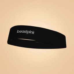 BeastPink Bandană sport Black