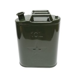 Canistra metalica, 10 L, cu dop insurubabil