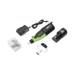 Dispozitiv pentru ascutit lantul de drujba, Autospeed, electric, portabil, cu accesorii, 12 V, 55 W, 20000 rpm