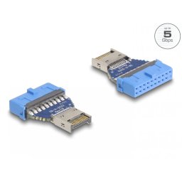 Adaptor pin header 19 pini USB 3.0 la USB Type E Key A M-T, Delock 67129