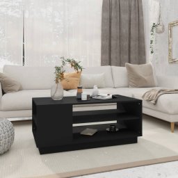 Masuta de cafea, negru, 102x55x43 cm, PAL GartenMobel Dekor