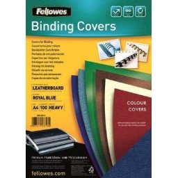 Binding cover (leather pattern) DELTA A4 FSC 5371305 , 100 buc, bleumarin