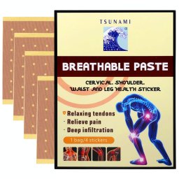 Plasturi Tsunami Breathable 4 Buc Alungă Durerile Musculare și Articulare