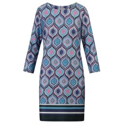 APART Rochie turcoaz / mov închis / roz deschis / negru