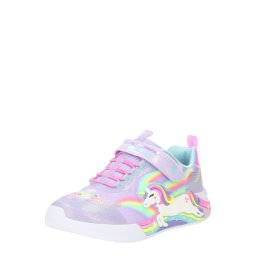 SKECHERS Sneaker 'Unicorn Chaser' turcoaz / galben / mov lavandă / roz deschis