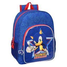 Safta Ghiozdan scoala 42 cm Sonic Let's Roll