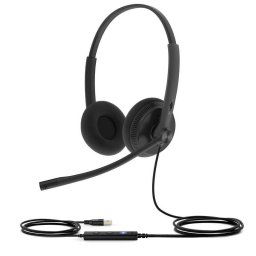 Casti cu microfon Yealink - UH34 Lite, MS, USB-A, negru