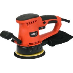 Slefuitor excentric YT-82207, 450 W, 13000 rpm, Diametru disc abraziv 150 mm, Portocaliu/Negru Generic