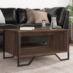 Masuta de cafea, stejar maro, 75x51x40 cm, lemn prelucrat GartenMobel Dekor