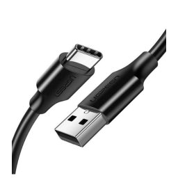 CABLU alimentare si date , "US287", Fast Charging Data Cable pt. smartphone, USB la USB Type-C 3A, nickel plating, PVC, 1.5m, negru