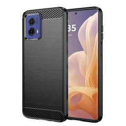 Husa Husa pentru Motorola Moto G85 - Techsuit Carbon Silicone - Black
