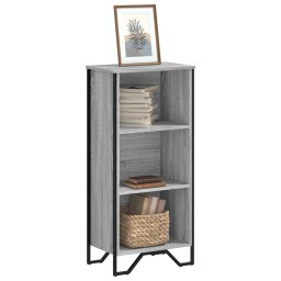 Biblioteca, gri sonoma, 50x31x106 cm, lemn prelucrat GartenMobel Dekor