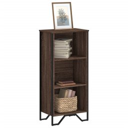 Biblioteca, stejar maro, 50x31x106 cm, lemn prelucrat GartenMobel Dekor