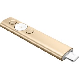 Presenter Logitech Spotlight, Gold