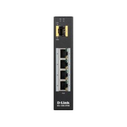 Switch D-link DIS-100G-5PSW, 5 Porturi, Unmanaged, 4 x PoE, Gigabit