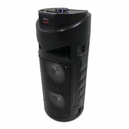 Boxa Portabila Media-Tech Karaoke Partybox KEG BT, Radio, MP3 Player, 30W RMS, Difuzoare Stereo, Incinta Lemn, USB + Slot SD, Telecomanda, Antena, Negru