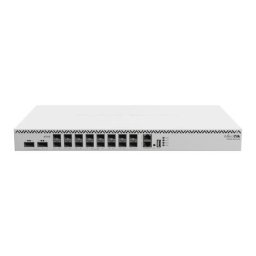 Switch Mikrotik, Cloud Router CRS518-16XS-2XQ-RM, 16x porturi SFP28 25Gbps, 2x Port QSFP28 100Gbps, carcasa 1U rackmount, Dual boot, RouterOS sau SwitchOS