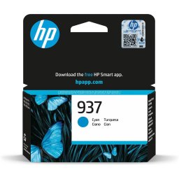 Toner Cerneala HP 937 (4S6W2NE), Cyan, 800 pagini
