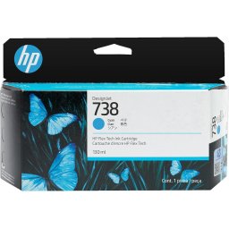 Cartus Original HP 738, Ink, Cyan, 130 ml