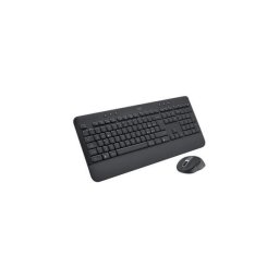 Kit Tastatura si Mouse Logitech Signature MK650, USB, layout US International, 4000 DPI, Bluetooth, Negru