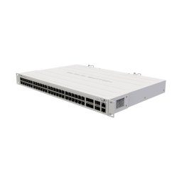 Switch Mikrotik, Cloud Router CRS354-48G-4S+2Q+RM, 48x porturi Gigabit, 4x porturi SFP+, 2x Porturi QSFP+, Surse Redundante, Dual boot (RouterOS sau SwitchOS)