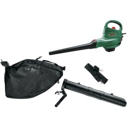 Suflanta si aspirator cu tocator pentru frunze Bosch Universal GardenTidy 2300,putere 2300 W,viteza variabila, 285 km/h viteza maxima, 160 l/s debit,sac colecor 45 l,raport maruntire 12:1