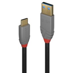 Cablu USB 3.2-A la tip C 5A/100W PD Anthra Line T-T 2m, Lindy L36913