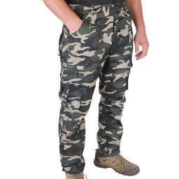 Pantaloni de camuflaj Loshan woodland