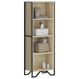 Biblioteca, stejar sonoma, 50x31x137,5 cm, lemn prelucrat GartenMobel Dekor