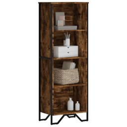 Biblioteca, stejar fumuriu, 50x31x137,5 cm, lemn prelucrat GartenMobel Dekor