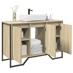 Dulap chiuveta baie, stejar sonoma, 91x35x60 cm, lemn prelucrat GartenMobel Dekor