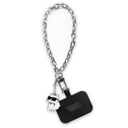 Husa Karl Lagerfeld KLUCHCSKPK Universal Universal Hand Strap Choupette case - silver
