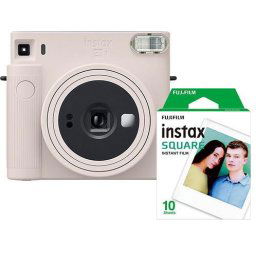 Aparat foto digital Fujifilm SQ1WHPAPIR instant print camera 62 x 62 mm White