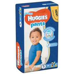 Scutece-chilotel Huggies Jumbo Pack, Nr.5, Baieti, 12-17 kg, 34 buc