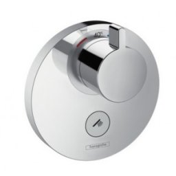 Baterie cu termostat incastrata Hansgrohe gama ShowerSelect S, 1 functie, iesire suplimentara, crom. debit mare