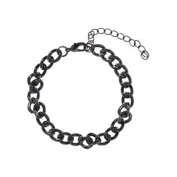 Urban Classics Brățară negru / argintiu