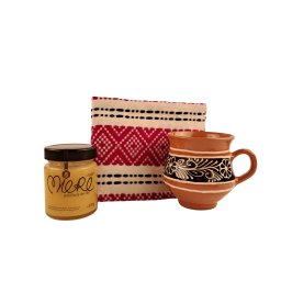 CADOU DE PASTE CU CANA CERAMICA CORUND, STERGAR TRADITIONAL SI MIERE CRUDA