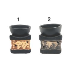 Lampa Aromaterapie din Ceramica - 77 x 62 x 62 mm - 1 Buc