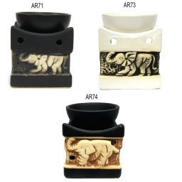 Lampa Aromaterapie din Ceramica - 10x8x8 cm - 1 Buc